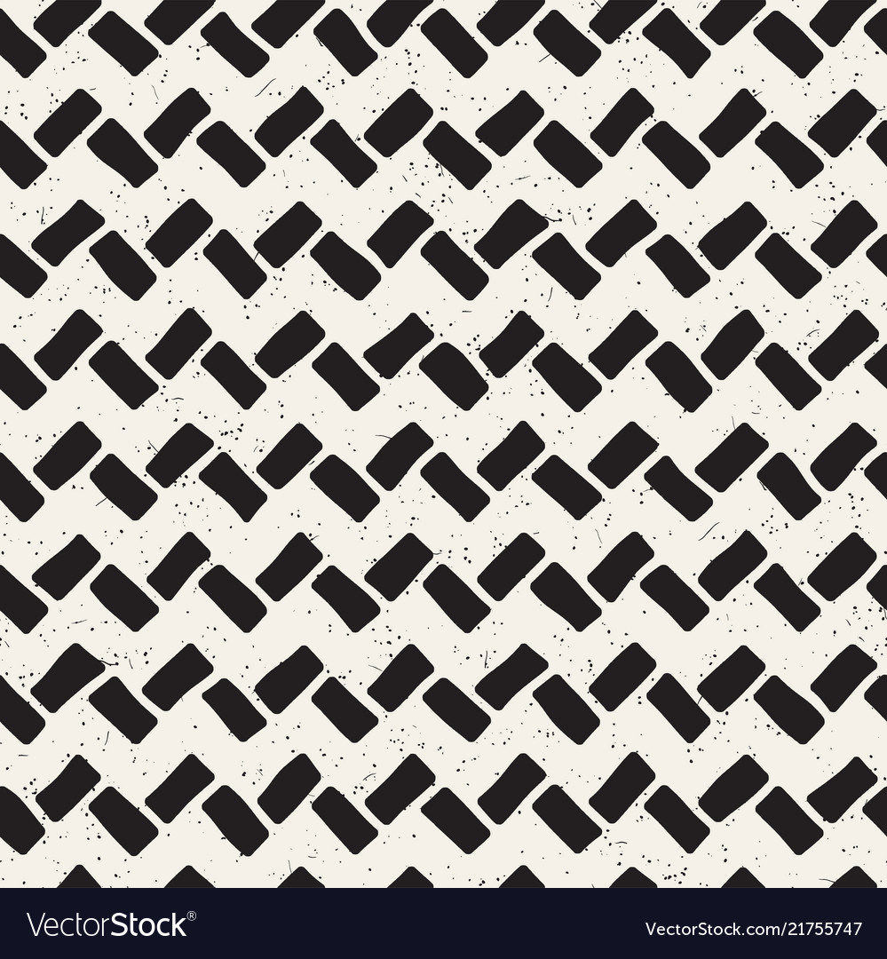 Hand drawn seamless repeating pattern with lines vector image Hand drawn seamless repeating pattern with lines