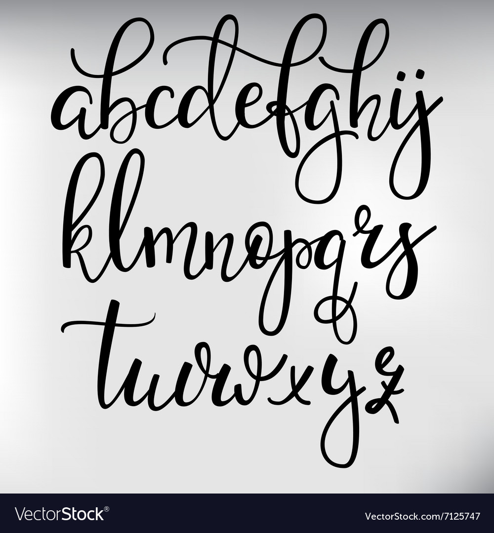 handwritten-brush-style-calligraphy-cursive-font-vector-image