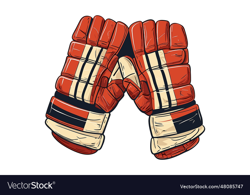 Hockey Handschuhe - Vintage Style