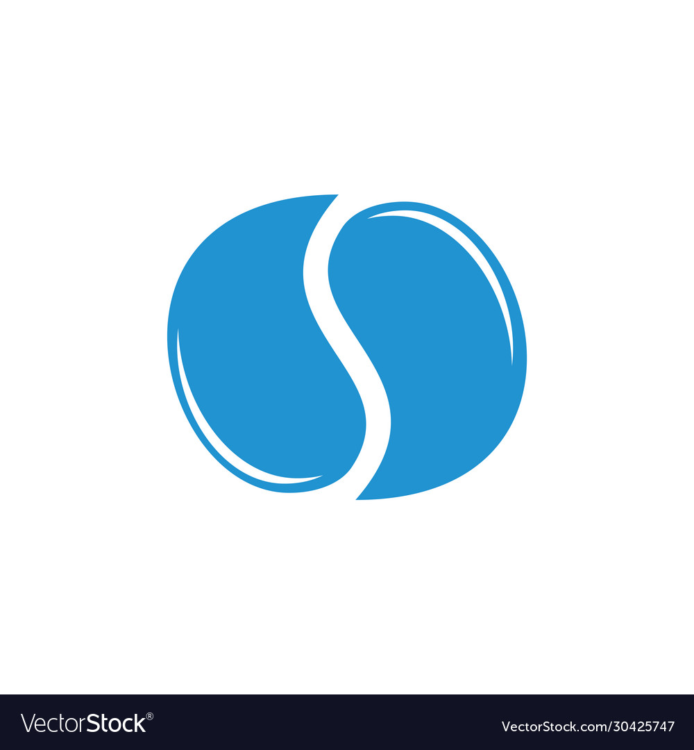 Letter s fresh blue water circle logo