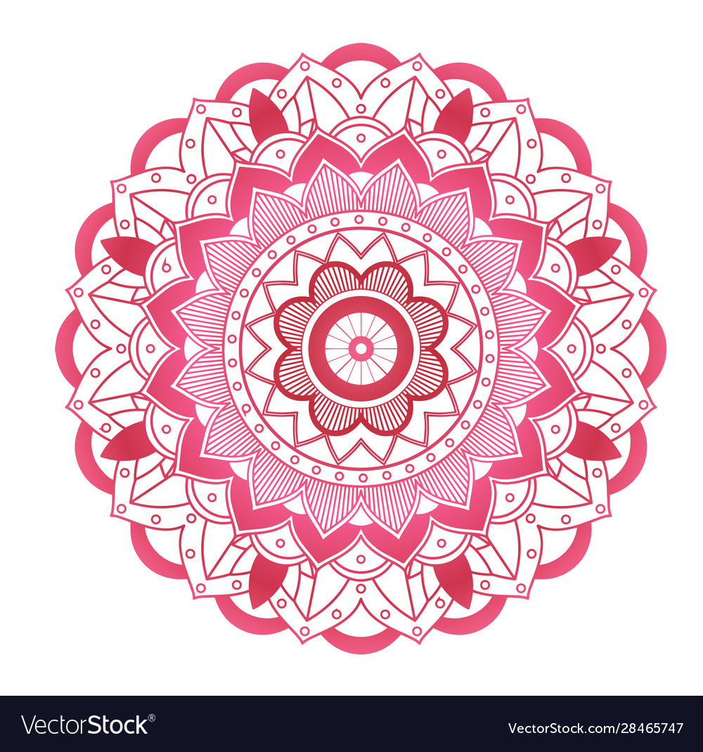 Mandala patterns on isolated background