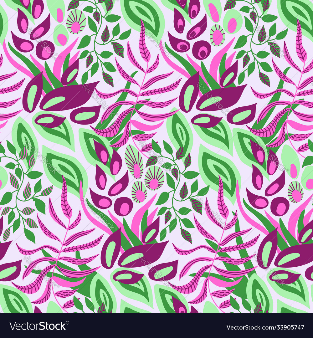 Seamless pattern abstract drawing vector image Seamless pattern abstract drawing