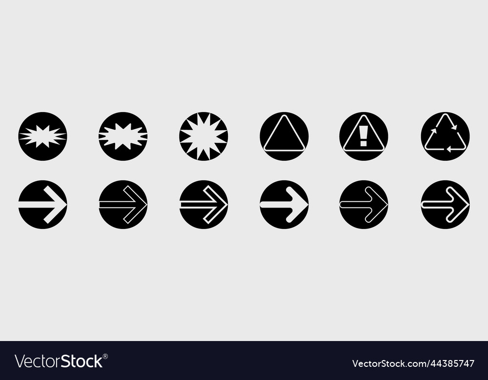 Set of y2k large retro objects