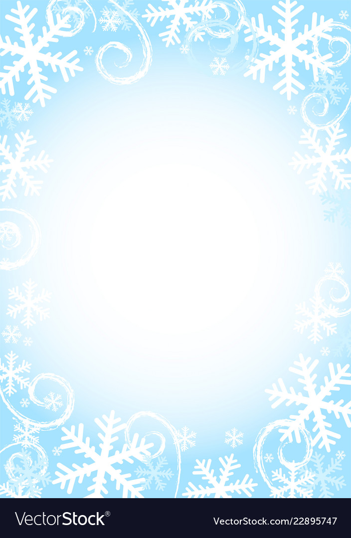 Winter snow background Royalty Free Vector Image