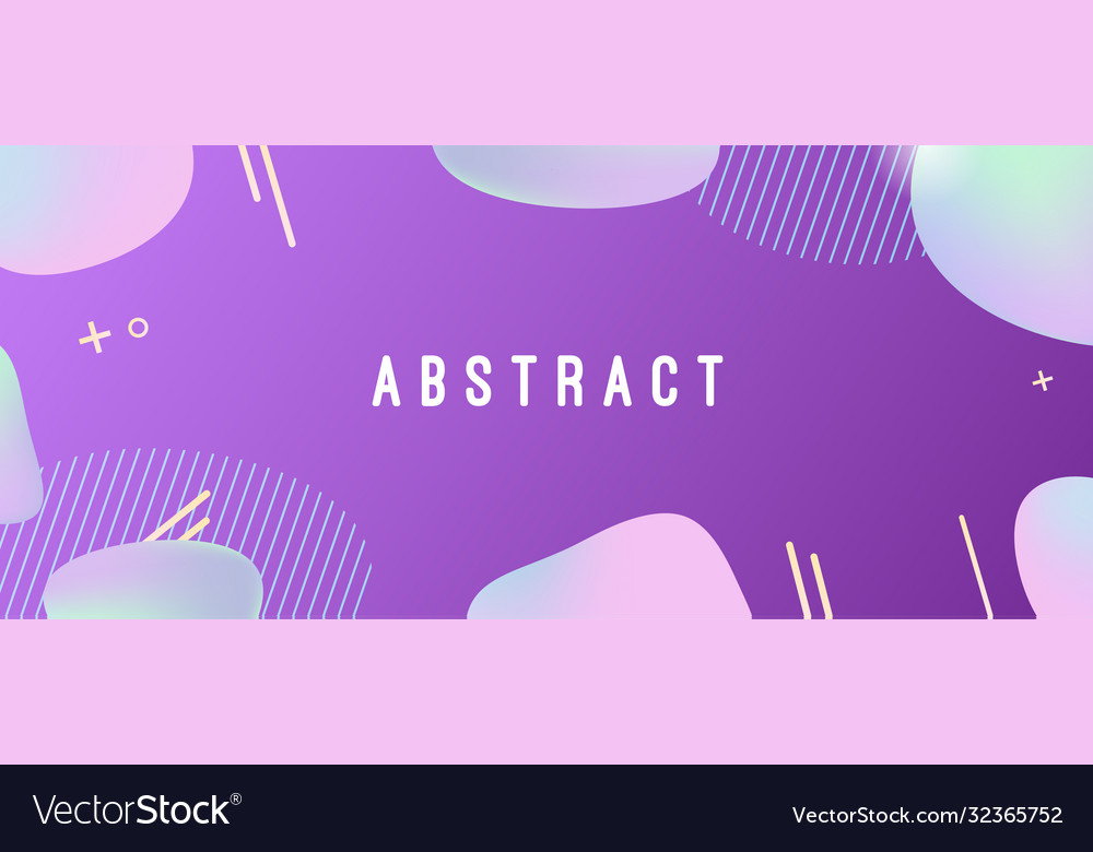 Abstract background with liquid gradient drops