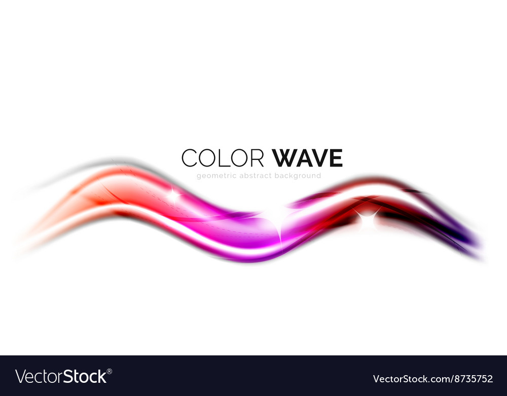 Abstrakte Farbwelle Design Element