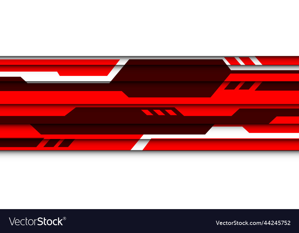Abstract red cyber geomstric shape dynamic vector image Abstract red cyber geomstric shape dynamic
