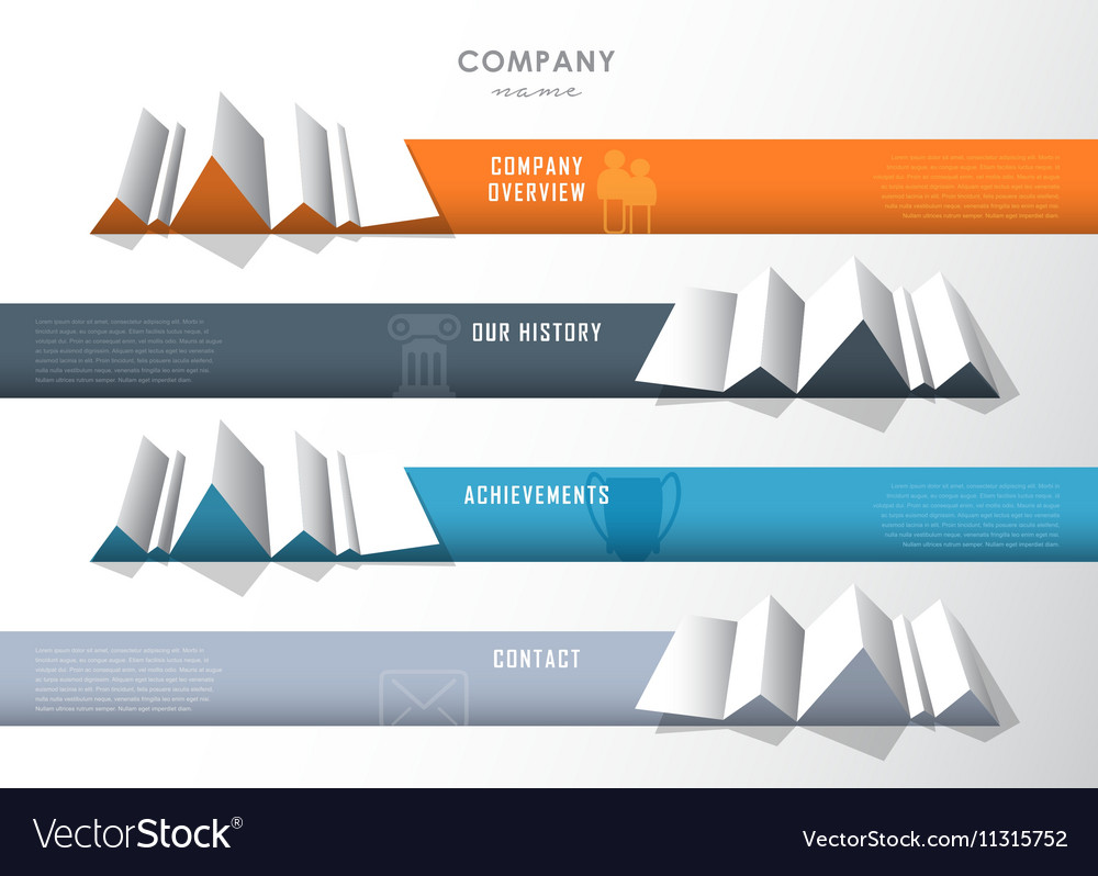 Unternehmen Infografik Übersicht Design Template