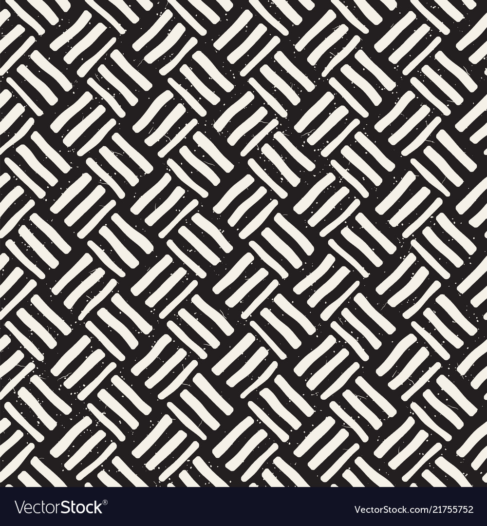 Hand drawn seamless repeating pattern with lines vector image Hand drawn seamless repeating pattern with lines
