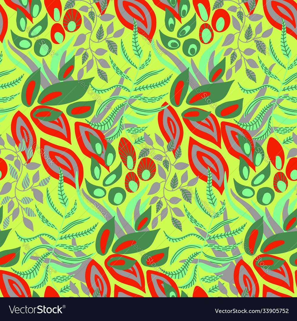 Seamless pattern abstract drawing Vector Image Seamless pattern abstract drawing