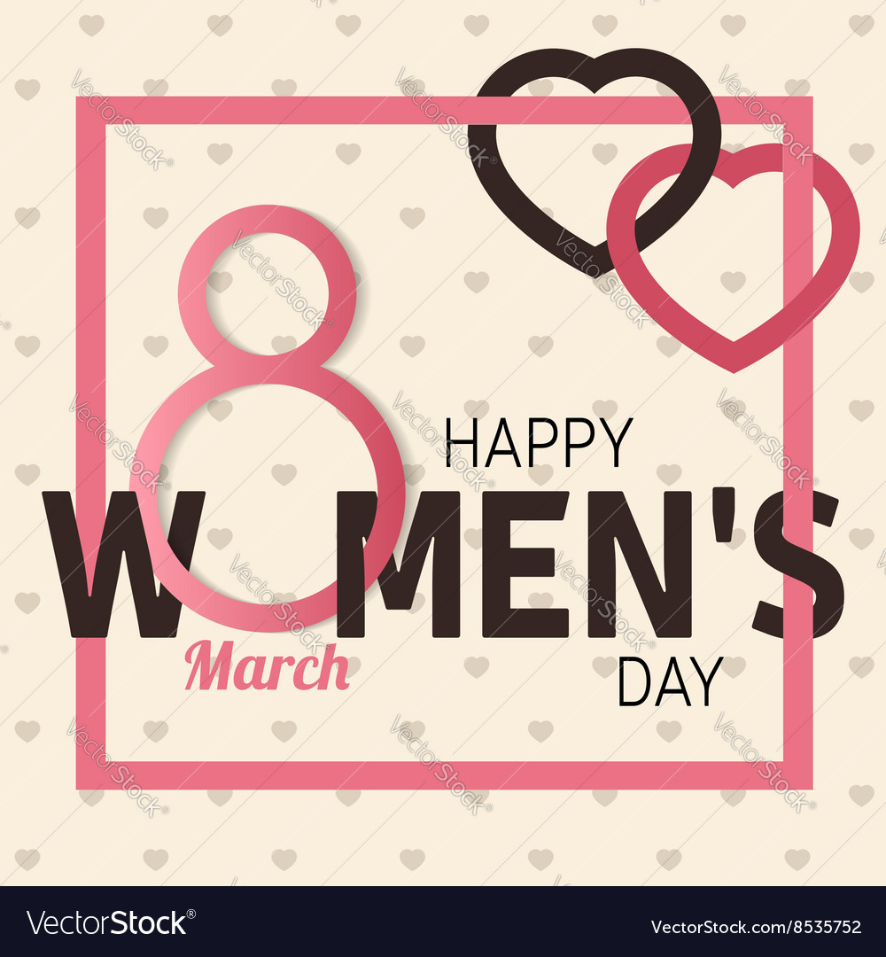 Womens daywomens day drawing Royalty Free Vector Image