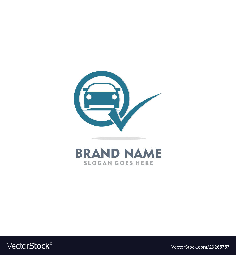 Car Check Maintenance Logo Royalty Free Vector Image