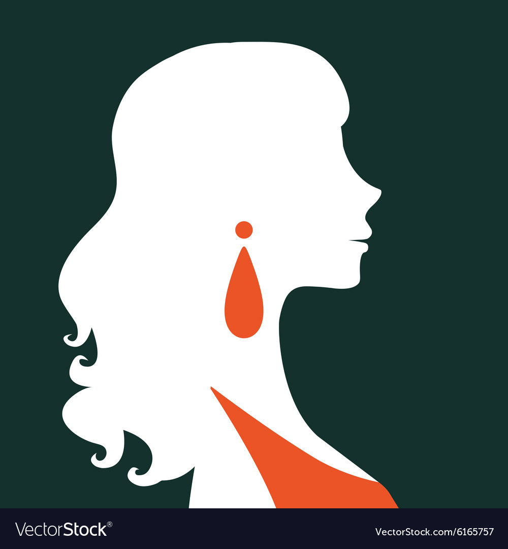 Elegante Frau Silhouette