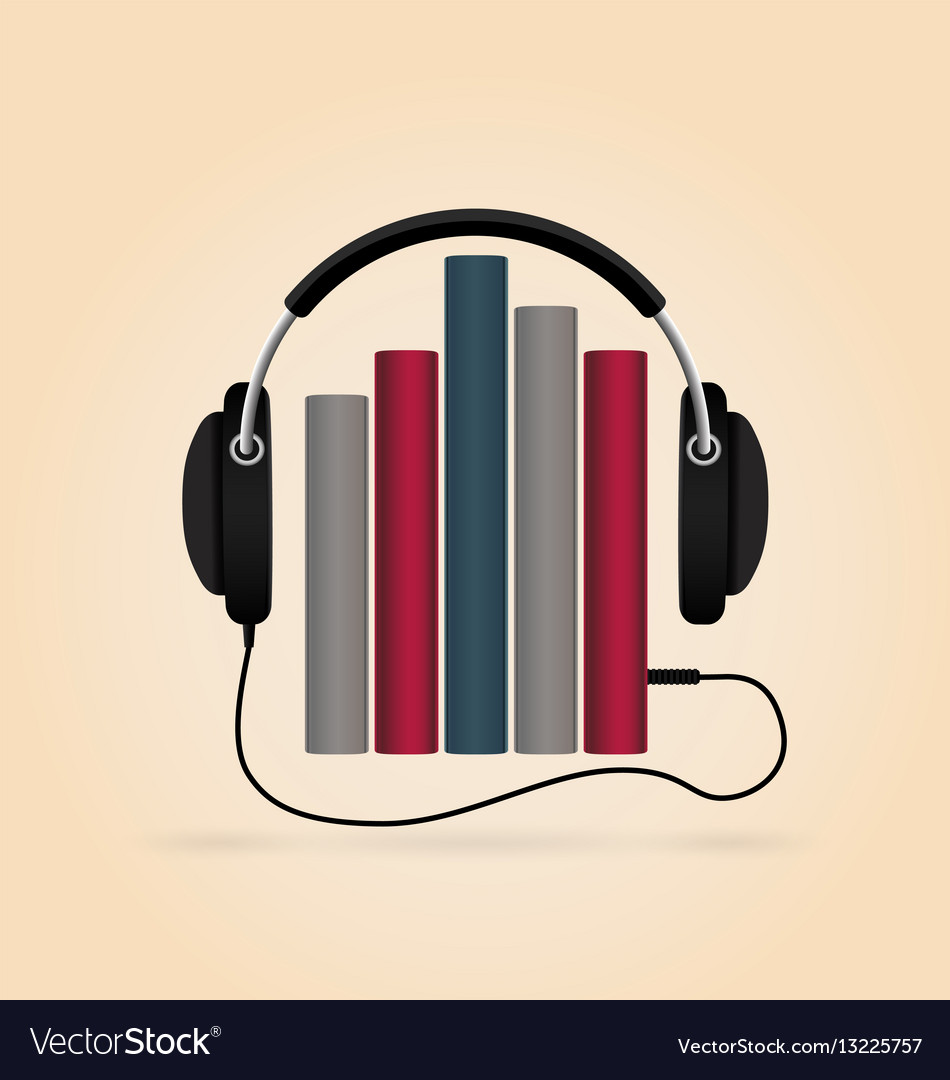 Картинка книга в наушниках