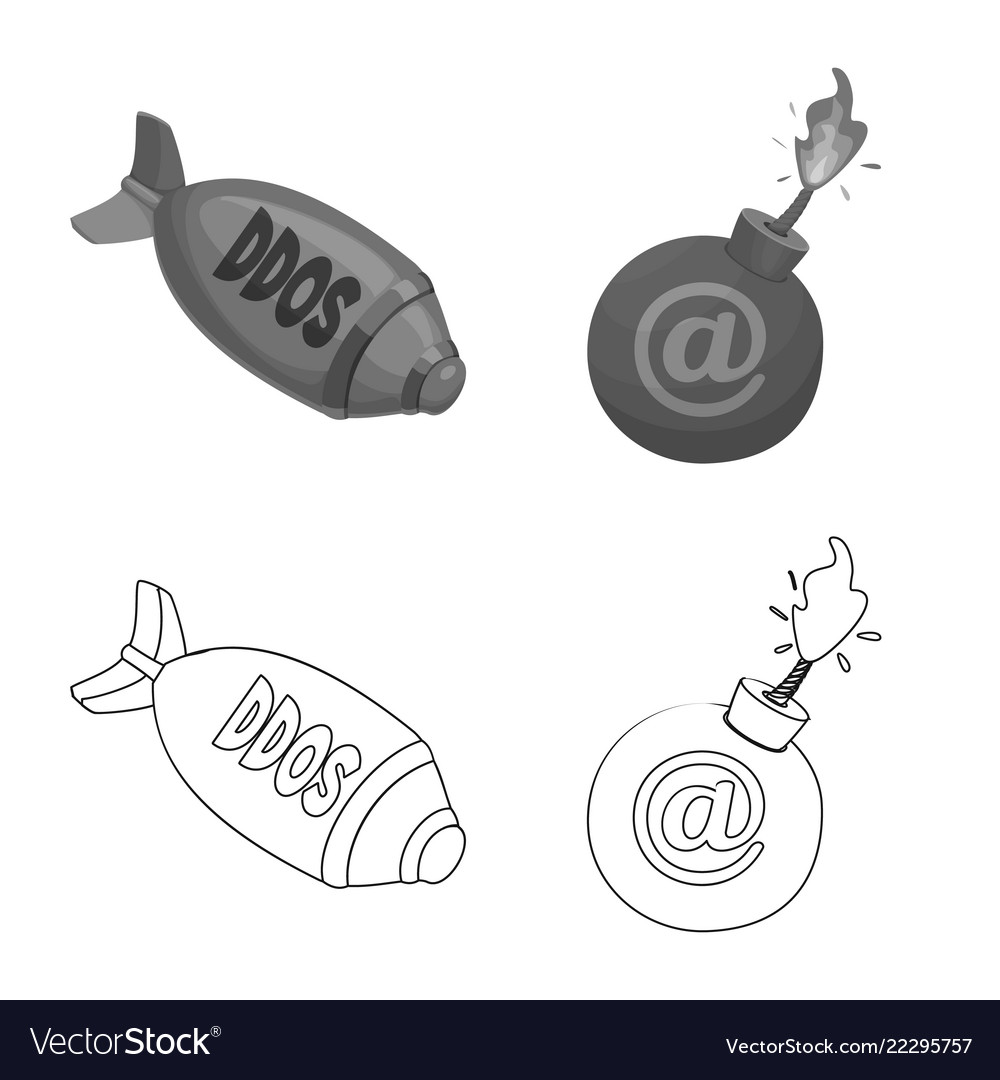 Isolated object of virus and secure logo
