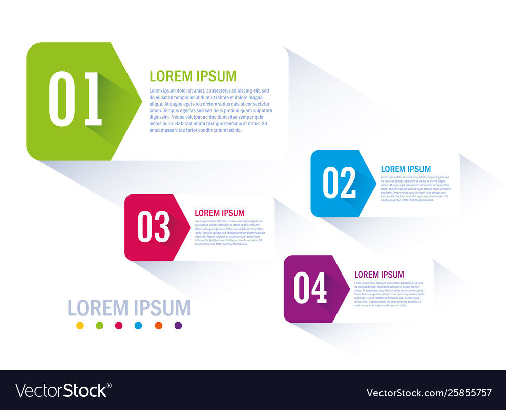 Isolated workflow and infographic design