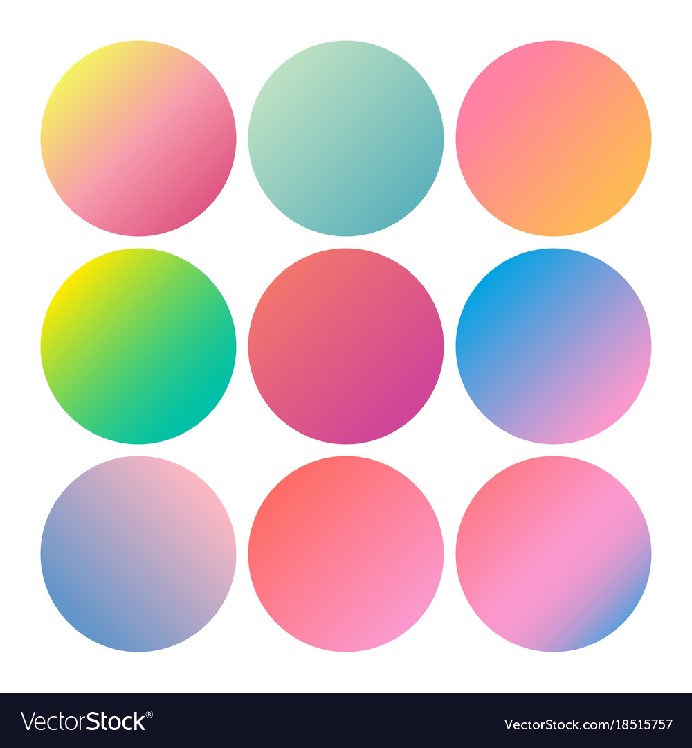 Modern gradient set abstract background