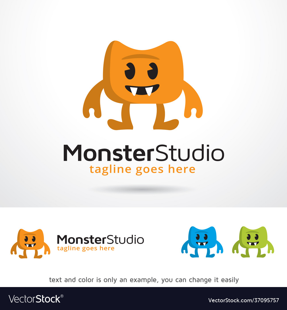 Monster Logo Outline