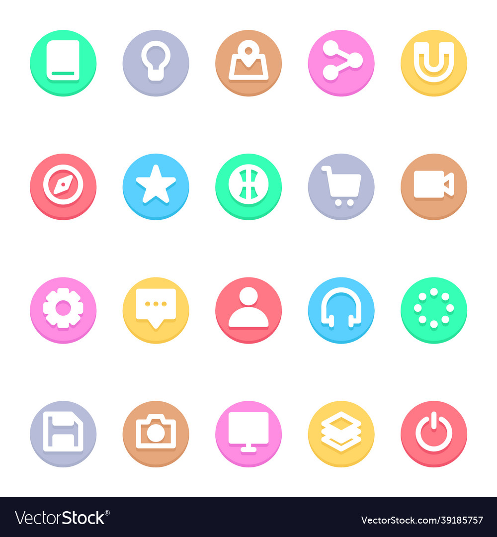 User interface vector image User interface