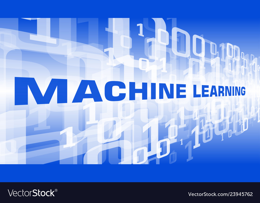 Artificial intelligence machine learning symbol vector image Artificial intelligence machine learning symbol