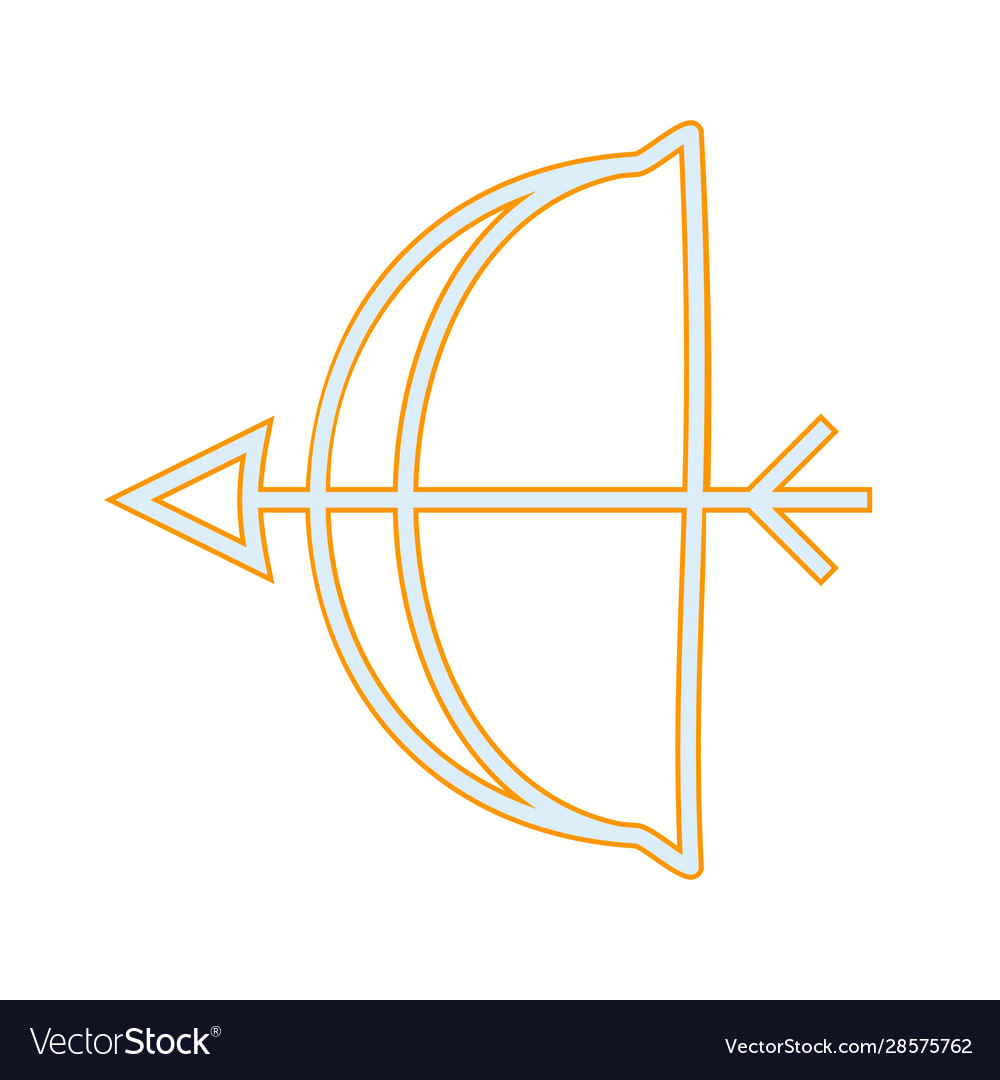 Beautiful archery line icon Royalty Free Vector Image