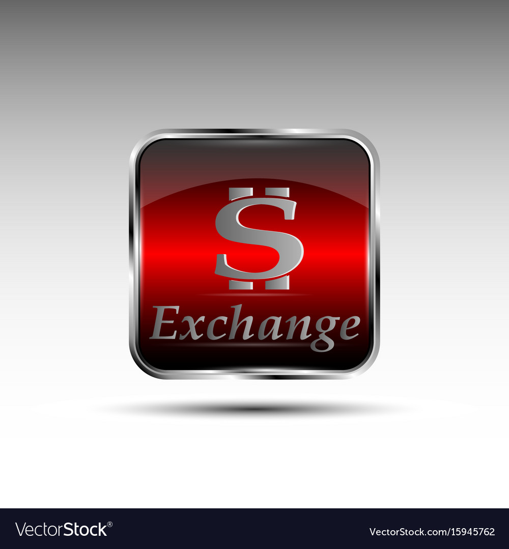 Button with dollar symbol