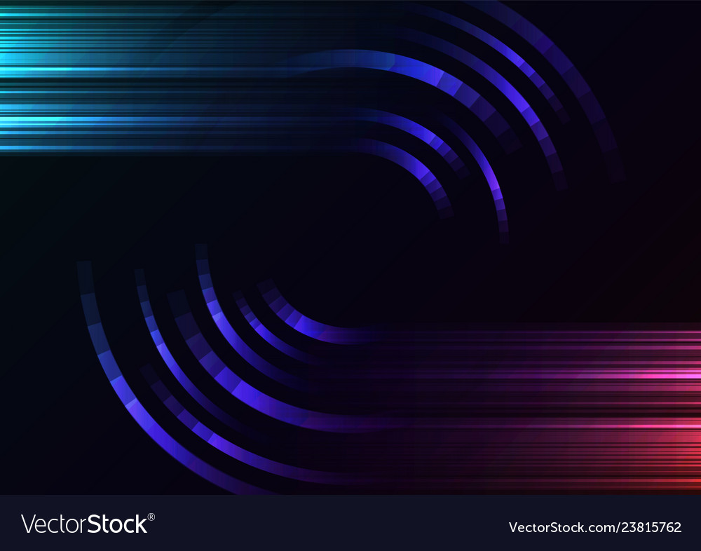 Circle digital abstract sheet layer background
