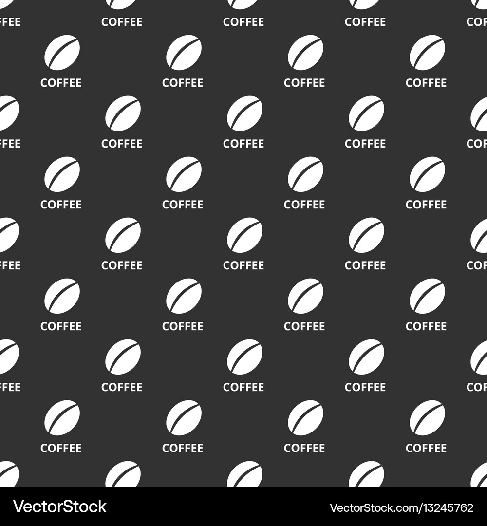 Coffee seamless pattern Royalty Free Vector Image