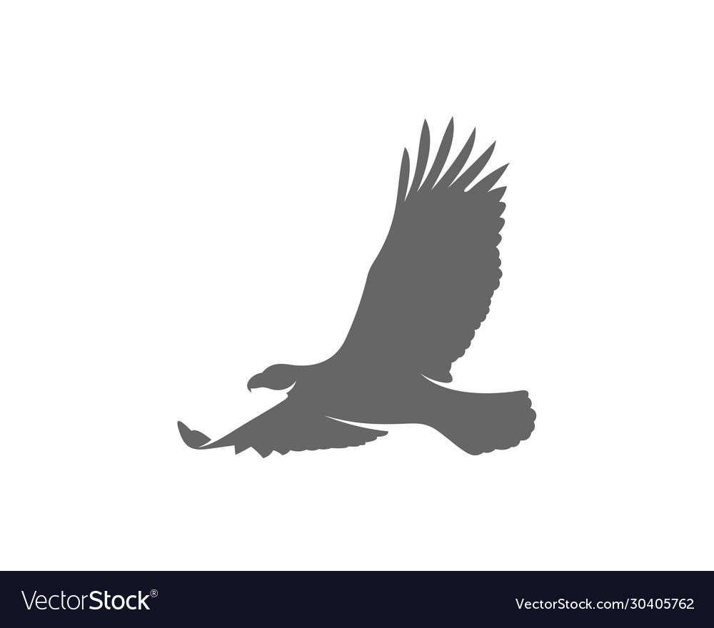 Eagle logo design template Royalty Free Vector Image