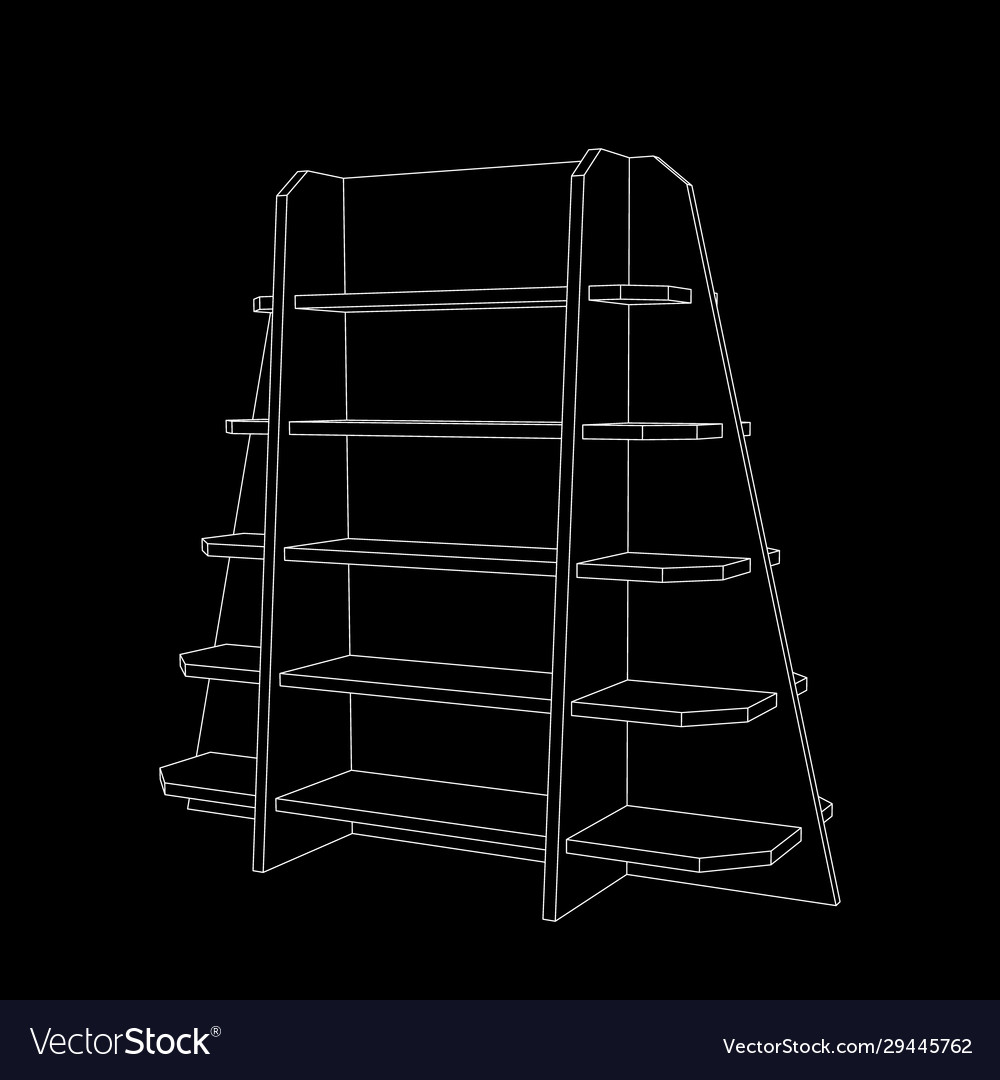 Empty showcase outline