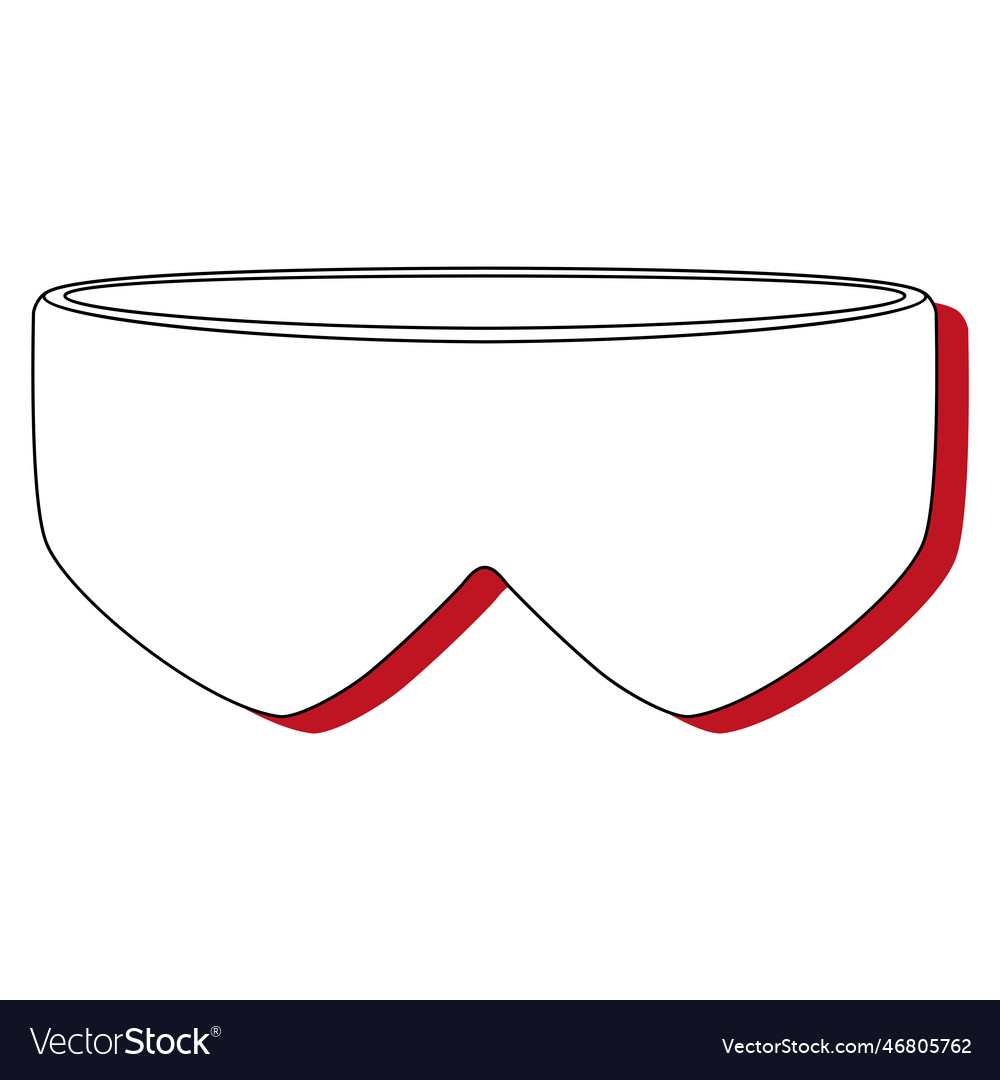 Isolierte monochrome Reise blindfold-Symbol