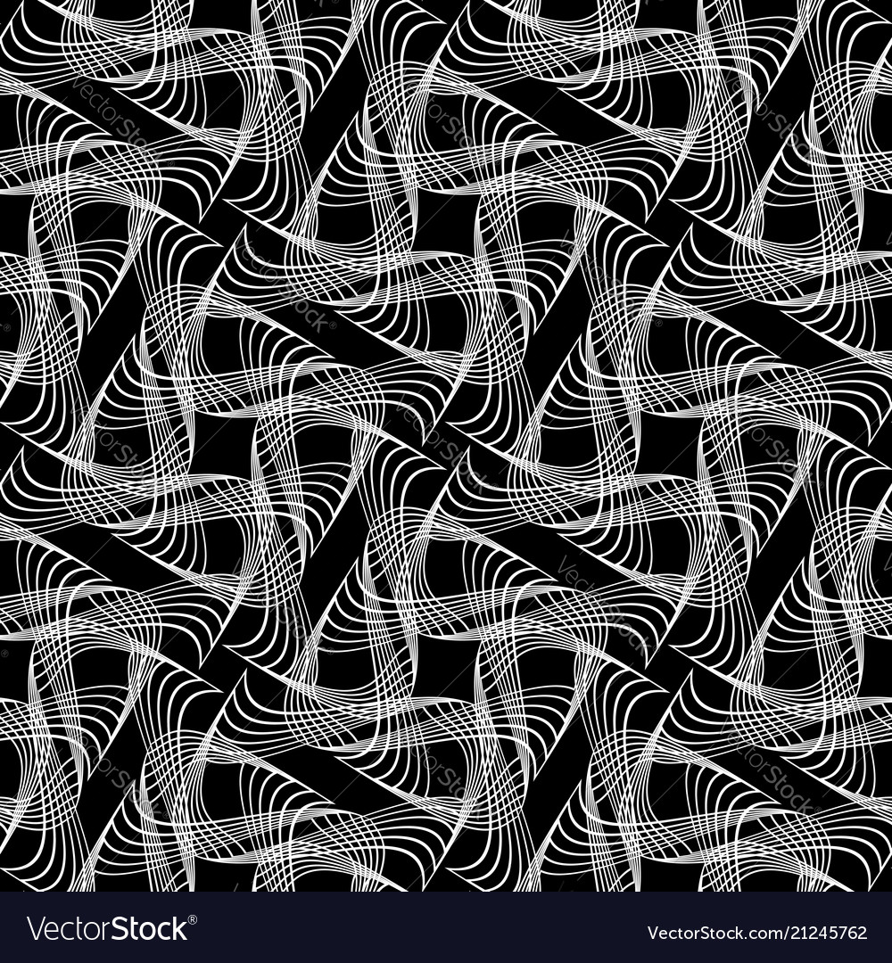 Monochrome Linear Abstract Pattern