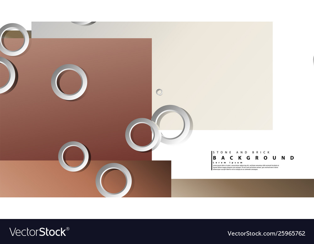 Ring abstract rectangular background with drop vector image Ring abstract rectangular background with drop