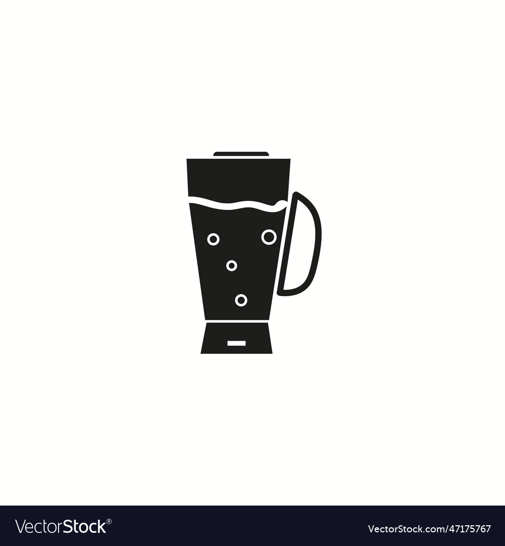 Blender icon element of drinks for mobile vector image Blender icon element of drinks for mobile
