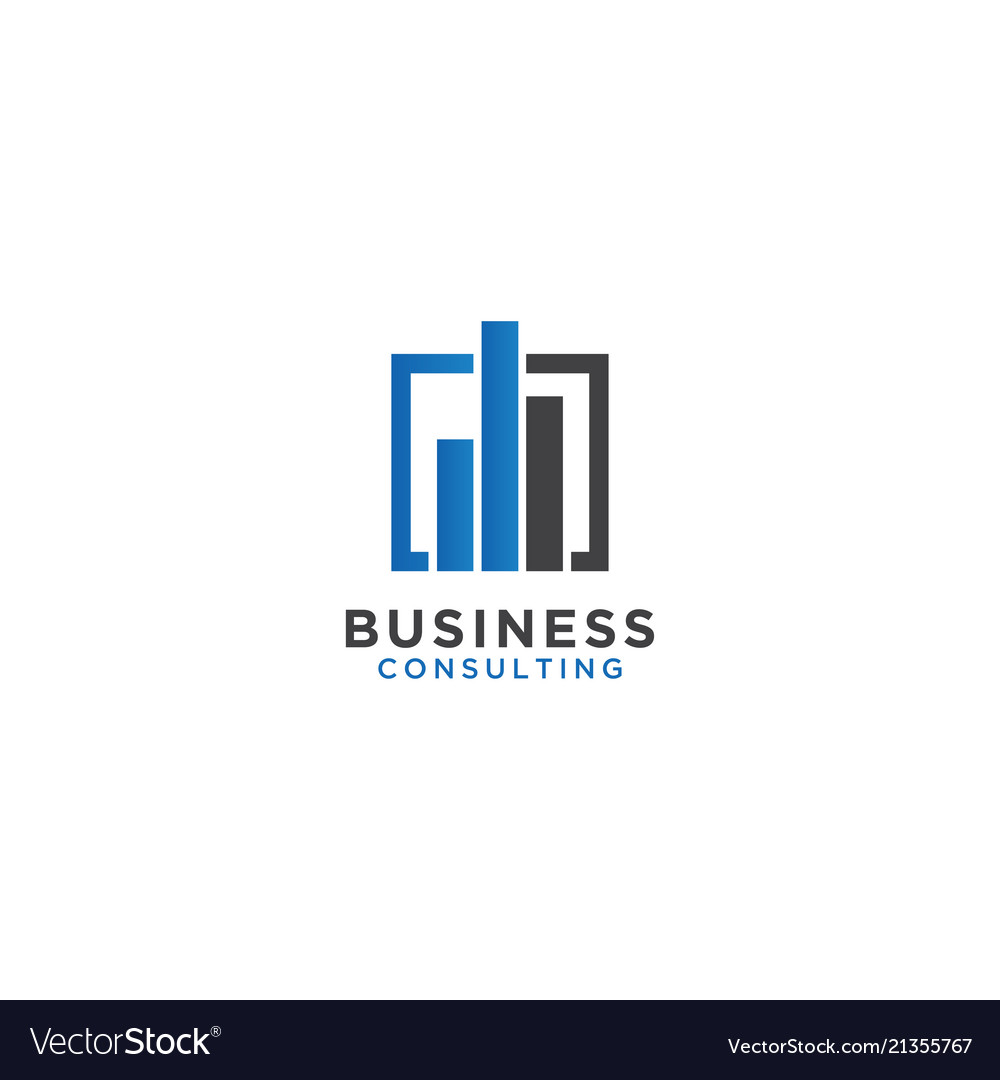 Business consulting logo design template