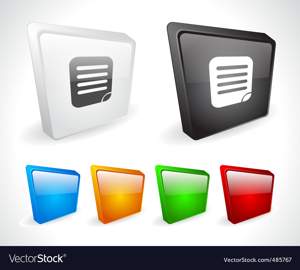 Color 3d buttons for web