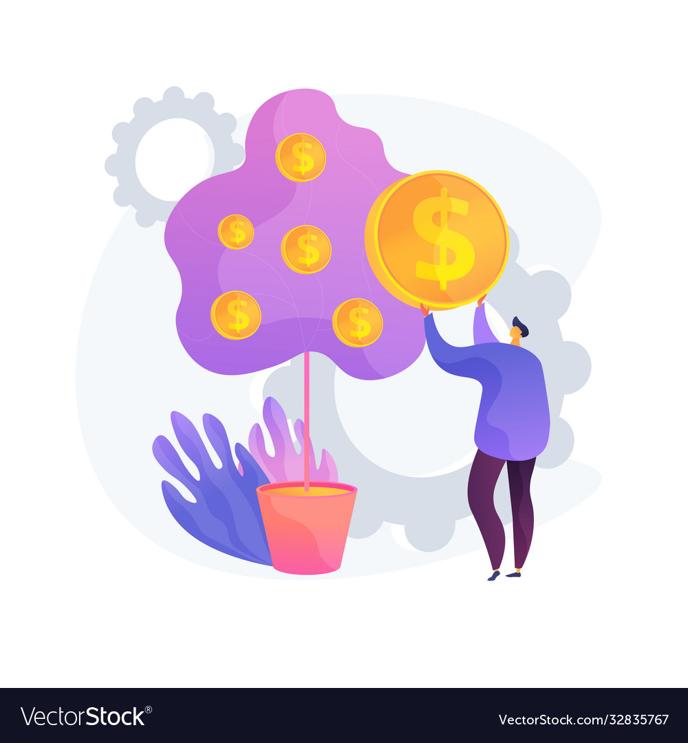 Deposit withdrawal concept metaphor Vector Image Deposit withdrawal concept metaphor