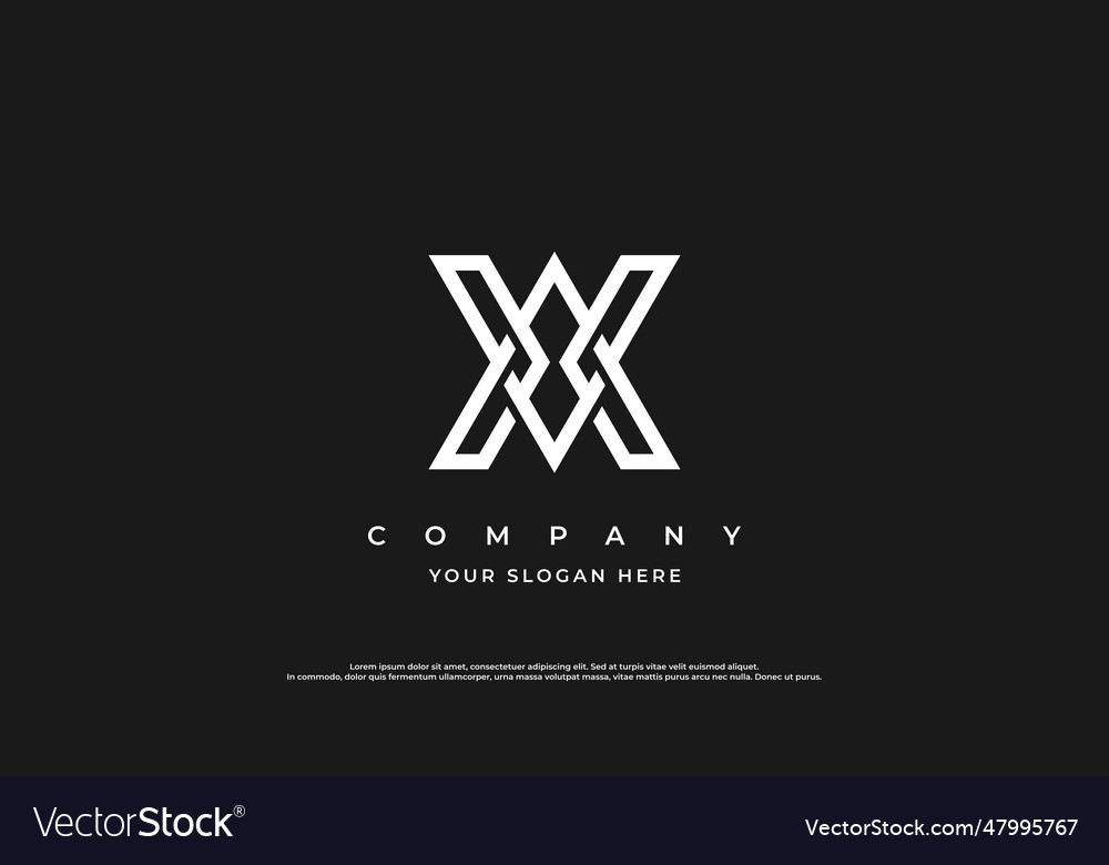 Elegant AV/VA Initial Logo