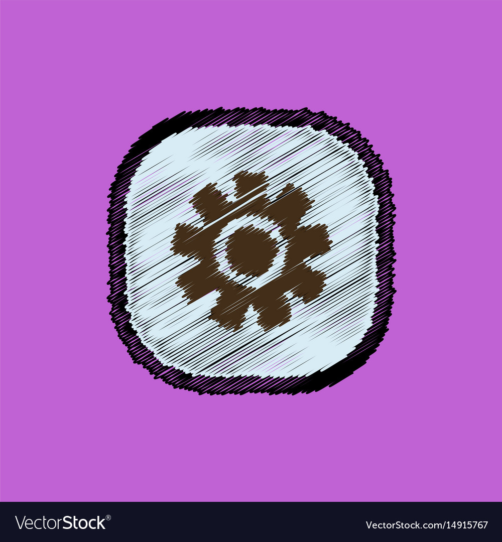 Flat icon design collection button music