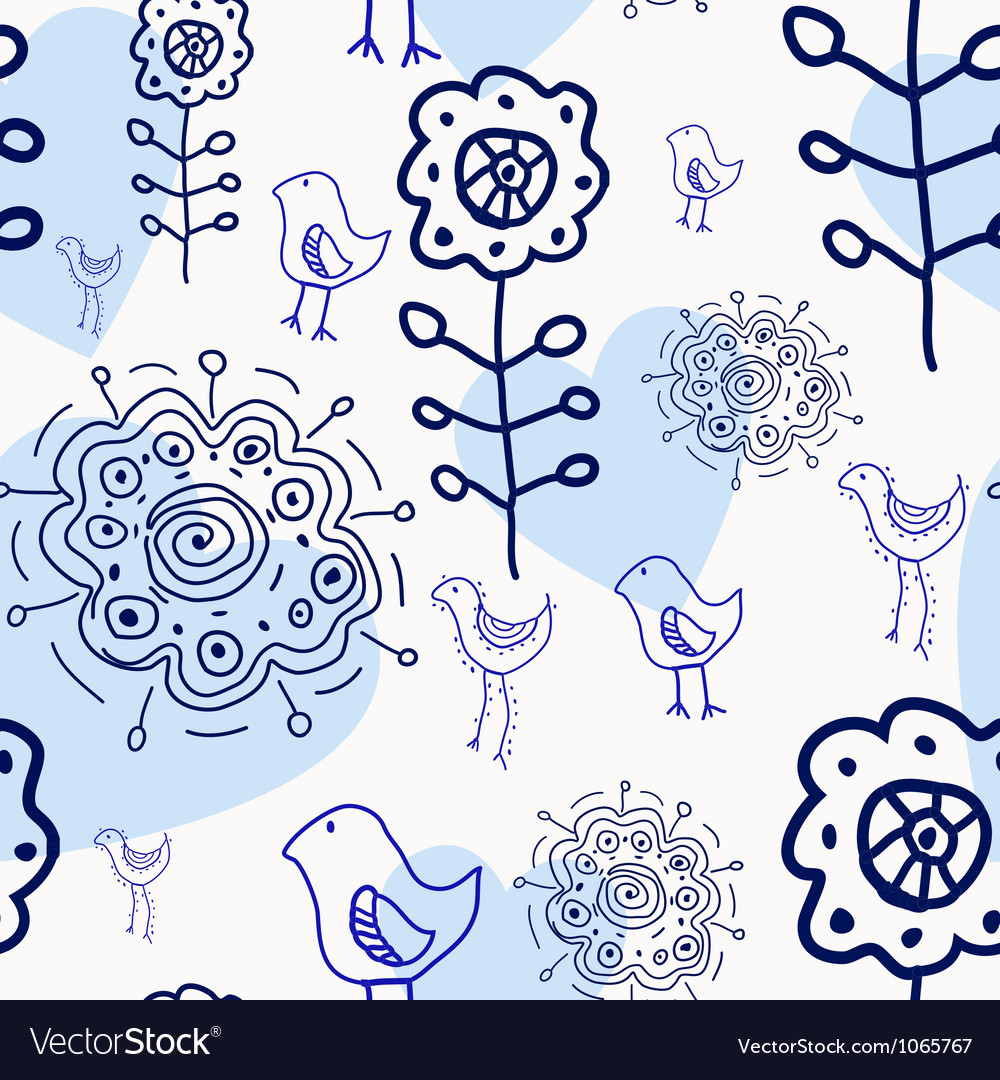 Floral Bird Pattern