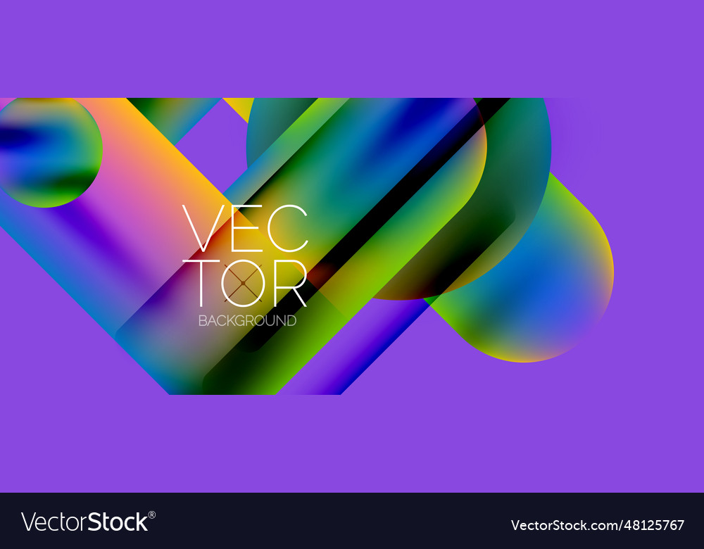 Geometric shapes fluid gradient abstract minimal vector image Geometric shapes fluid gradient abstract minimal