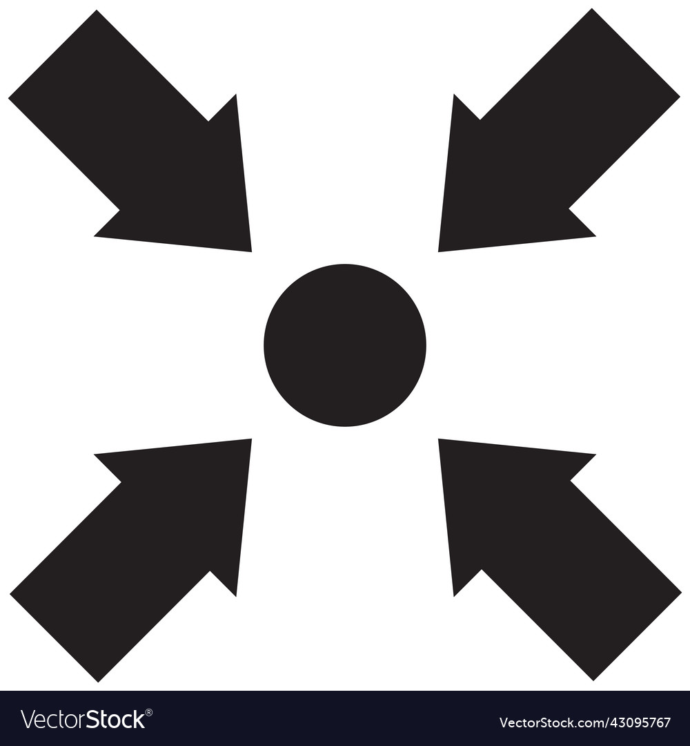 Meeting point icon on white background pointer