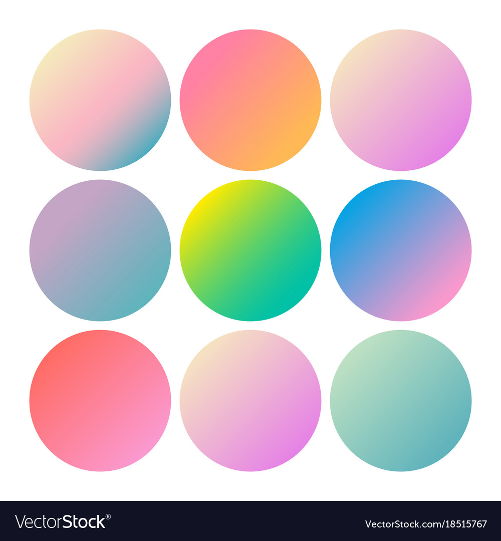 Modern gradient set abstract background