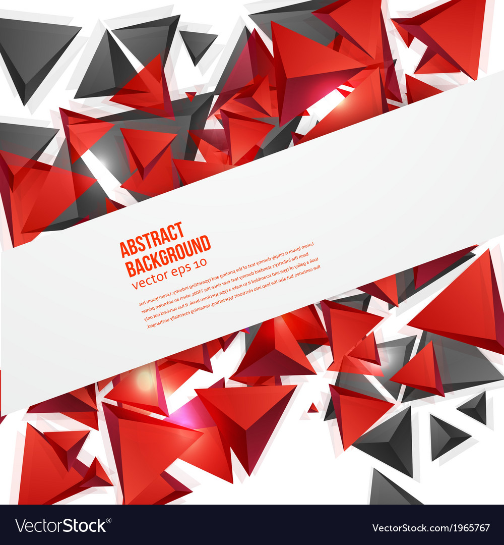 Red Triangle Abstract Background