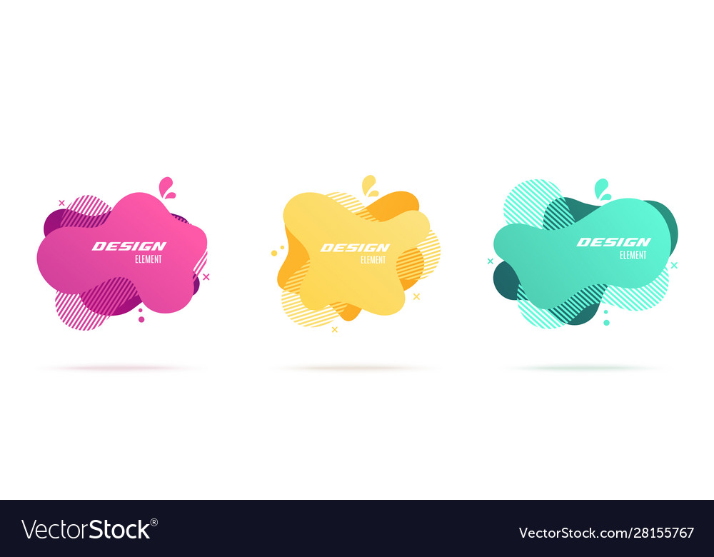 Set abstract triangle banner with bright effect vector image Set abstract triangle banner with bright effect