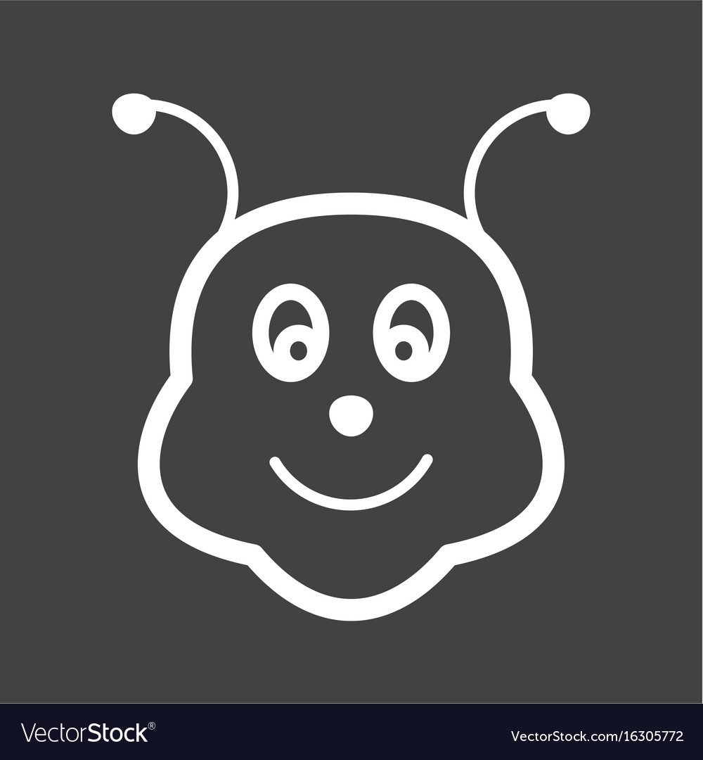 Bee face Royalty Free Vector Image - VectorStock