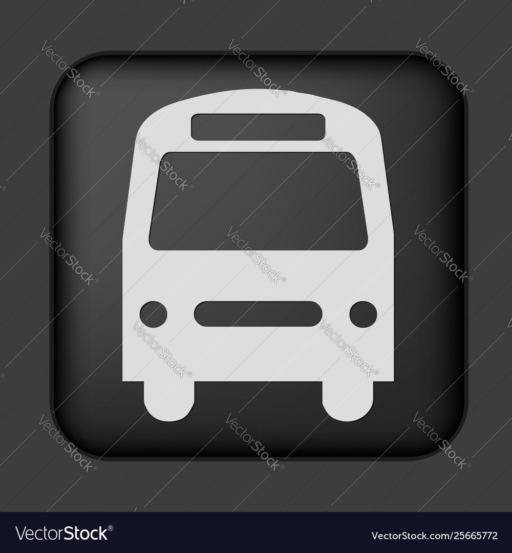 Black bus icon Royalty Free Vector Image - VectorStock