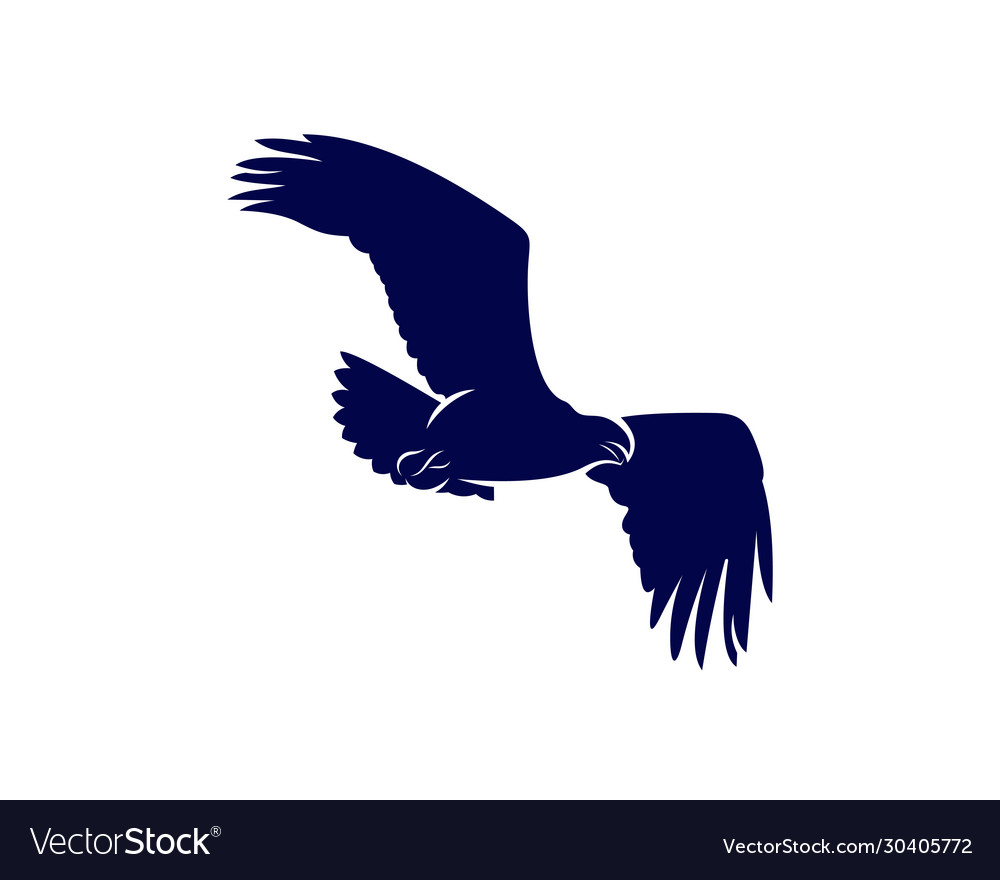 Eagle logo design template Royalty Free Vector Image