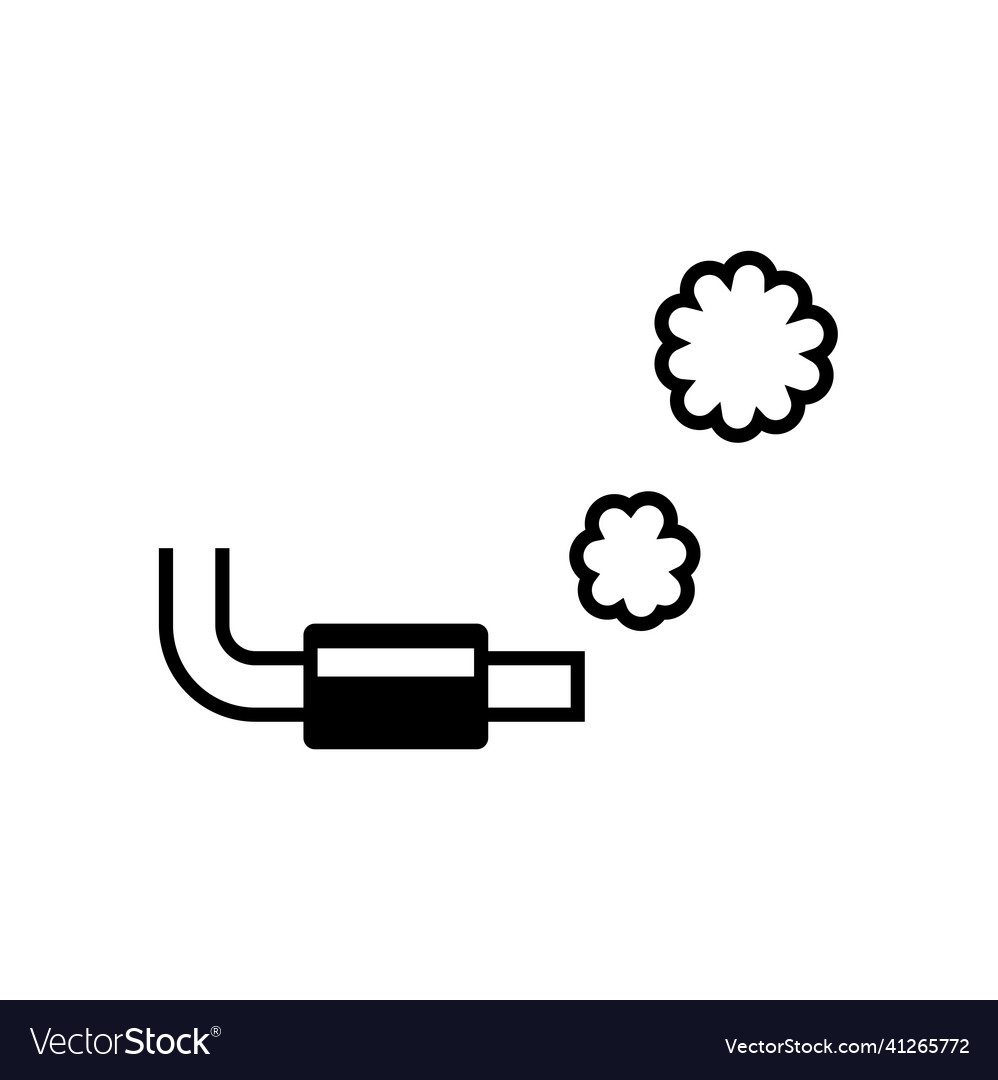 Intake icon isolated on white sign and symbol Vector Image