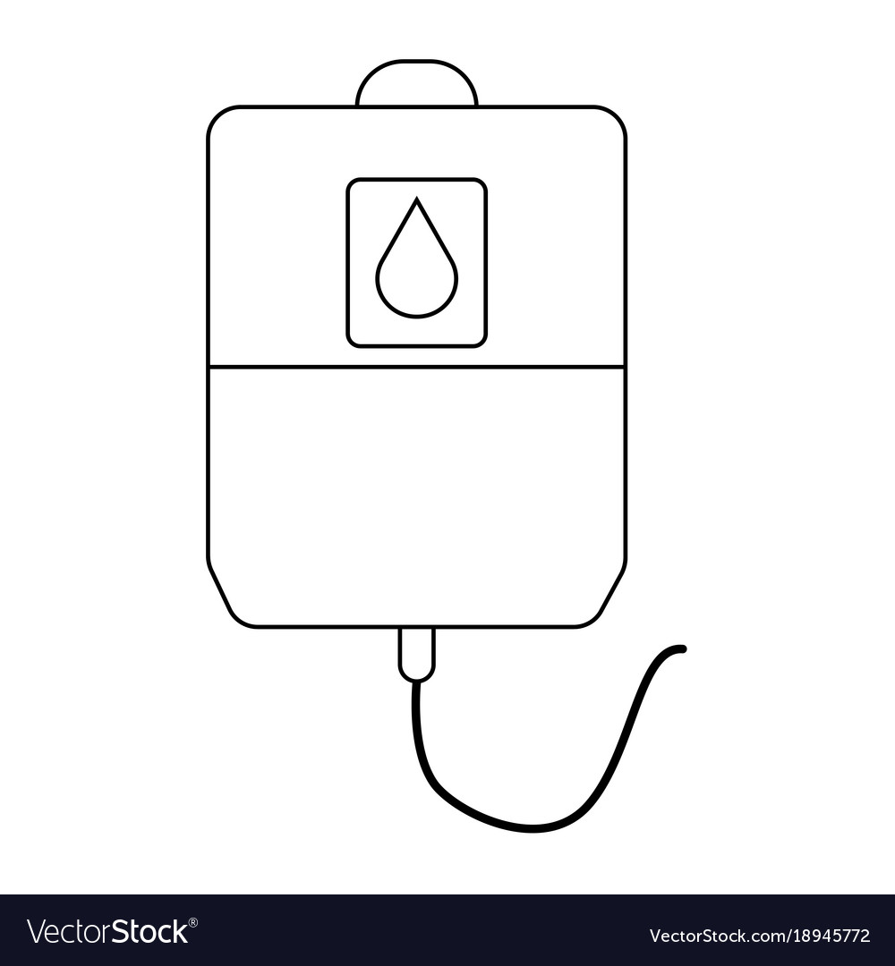 Medical outline symbol Royalty Free Vector Image